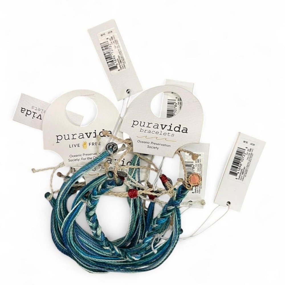Pura Vida blue bracelets